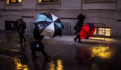 Nor’easter brings snow and strong winds to New York and New Jersey